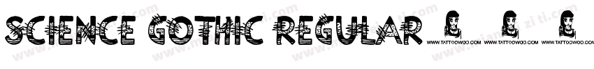 Science Gothic Regular1字体转换